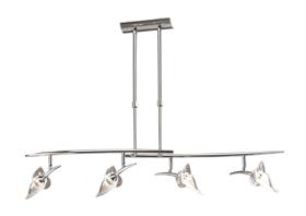 Flavia Polished Chrome Ceiling Lights Mantra Linear Fittings Flavia Polished Chrome Ceiling Lights Mantra Linear Fittings